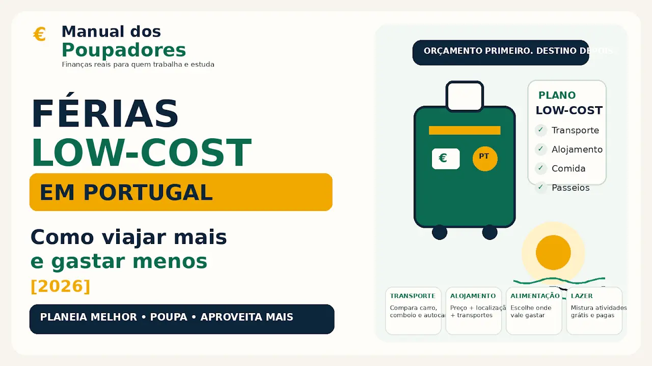 Férias Low-Cost em Portugal: Como Viajar Mais e Gastar Menos [2026]